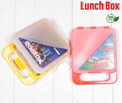 Buy 1 Get 2 Free Offer Lunch Box in New Fashionable Trendy Sandwich Design 3 Pcs