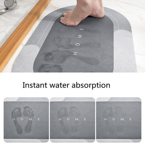 PACK OF 2 - Super Absorbent Floor Mat, Memory Foam Bath Mat Absorbent Super Cozy Soft Strong Non-Slip Pvc Bathroom Rug Easy to Clean in Just Rs 1499