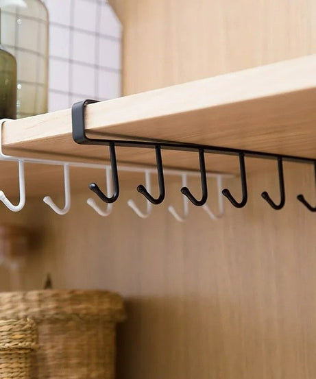 Buy 1 Get 2 Free Offer Imported Home Seamless Kitchen Storage Rack Nail-Free Hanging Wrought Wardrobe Hook Shelf Organizer Hanging Rack Rs 799
