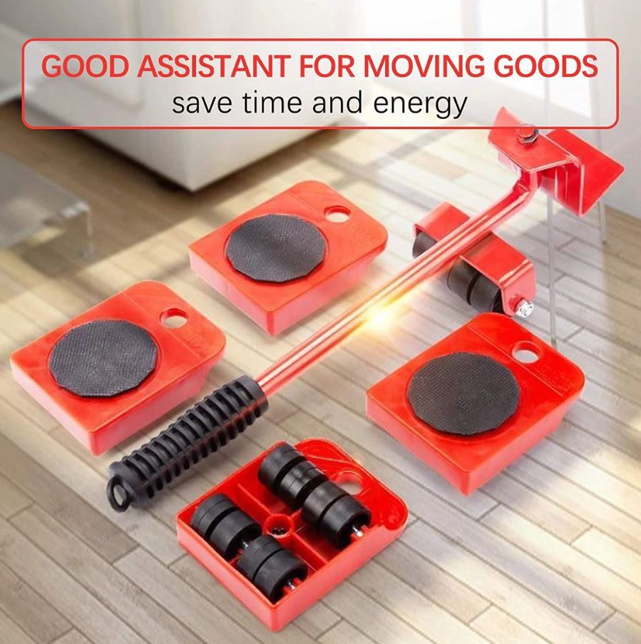 Heavy Duty Imported Furniture Mover Tool Set of 5 Pcs Lifter for Moving Your Heavy Furniture & Appliances Easily Rs 1799