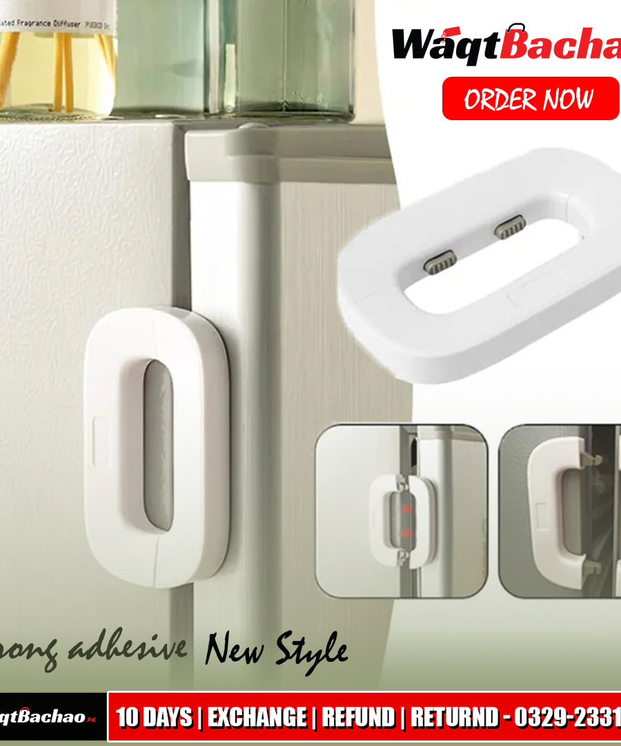 BUY 1 GET 1  PREMIUM QUALITY POWERFUL New Style Fridge Lock – in Just Rs 999