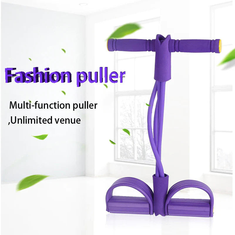 Heavy Duty Peddle Puller Tummy Trimmer Exercise Fitness Band with Strong 4 Tubes for Improving Weight Body Posture Waist and Shape at your Home Rs 1299