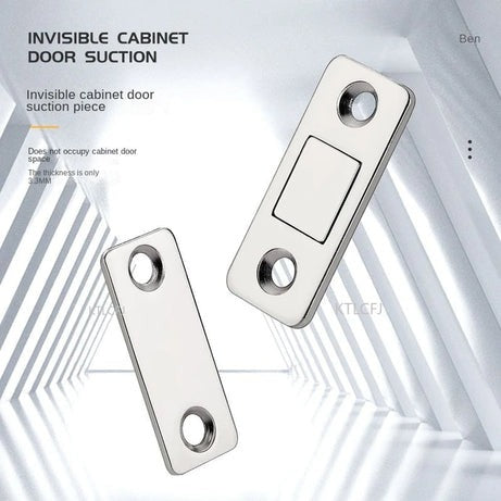 (Pack of 5 Set) Strong Door Closer Magnetic Door Catch Latch Door Magnet for Furniture Cabinet Cupboard with Screws