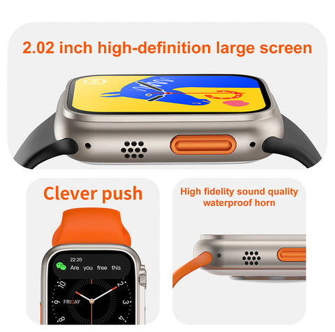 Original T900 Ultra Big 2.09 Display Smart Watch with Multifunction Functions