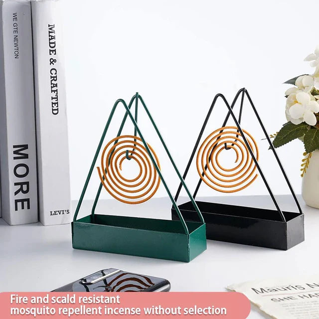 Pack of 3 Fireproof Triangle Mosquito Coil Holder Stand in Iron in Rs 999