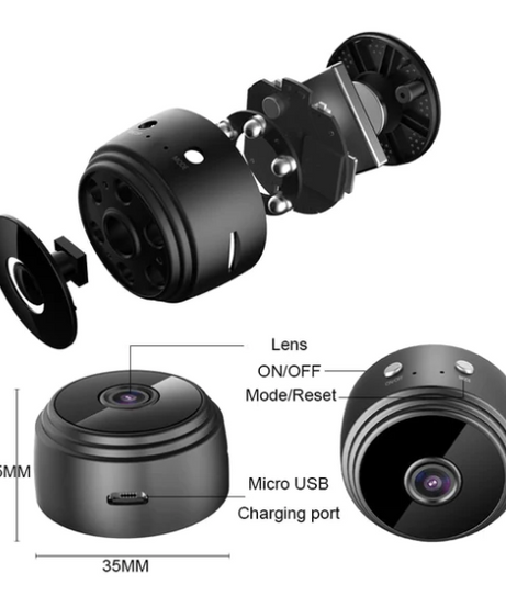 Mega Sale Offer - Mini Portable Wireless A9 Security Camera 1080P HD