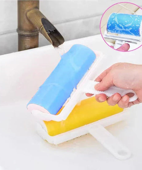 (2 Pc) Sticky Master Lint Roller It’s Tapeless, Washable, and Reusable for Lint Remove