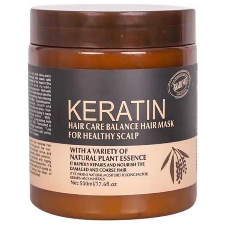 Imported Keratin Smoothing Hair Mask Revitalizing Cream & Hair Treatment for Silky Smooth Hair