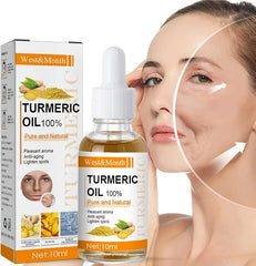 Turmeric Essential Oil Anti-Aging - Facial Care Serum Improves Skin Tone