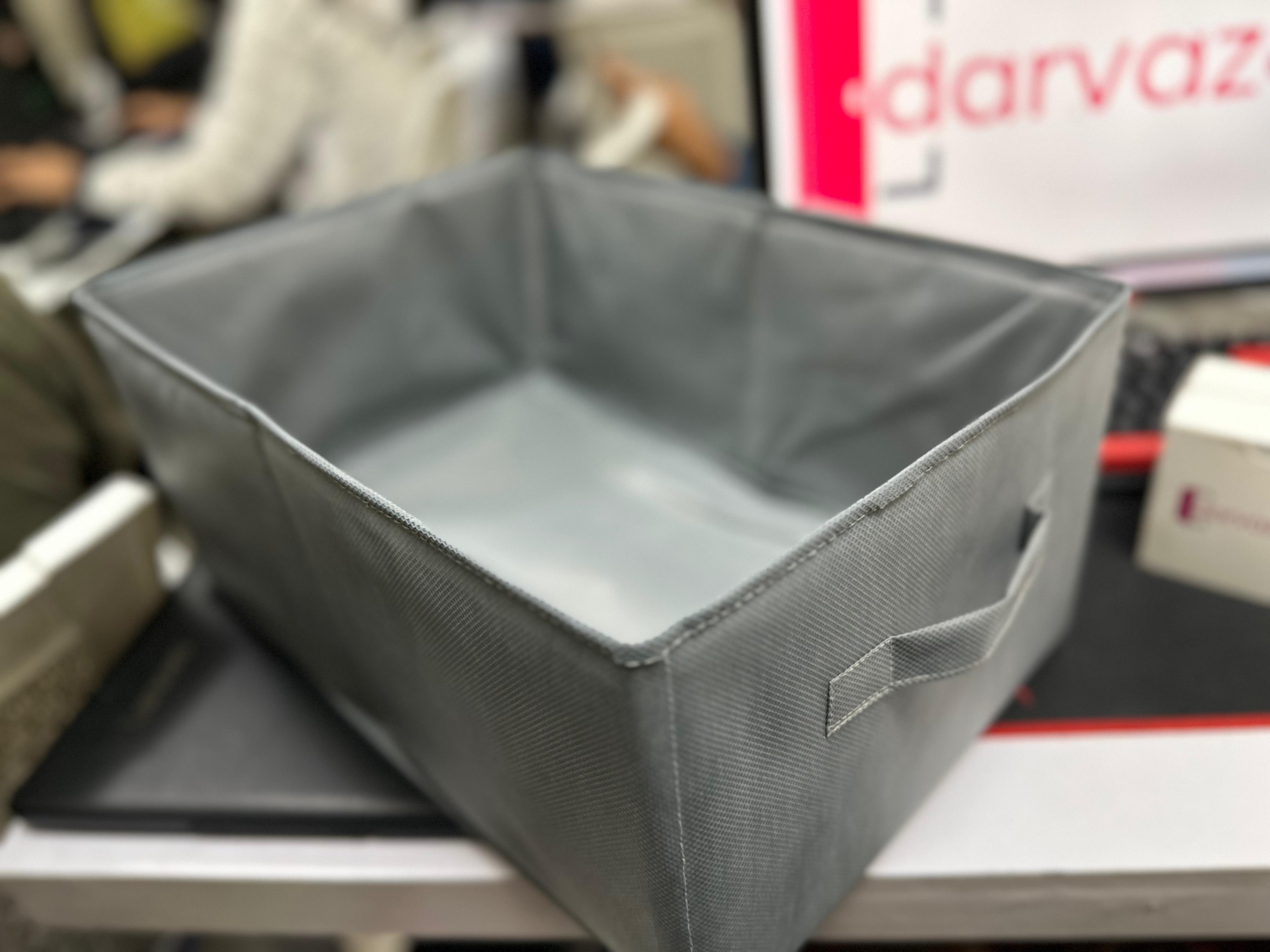 (Pack of 2) Washable Wardrobe Clothes Organiser (with Rod), Jeans Compartment Storage Box in Just Rs 1199