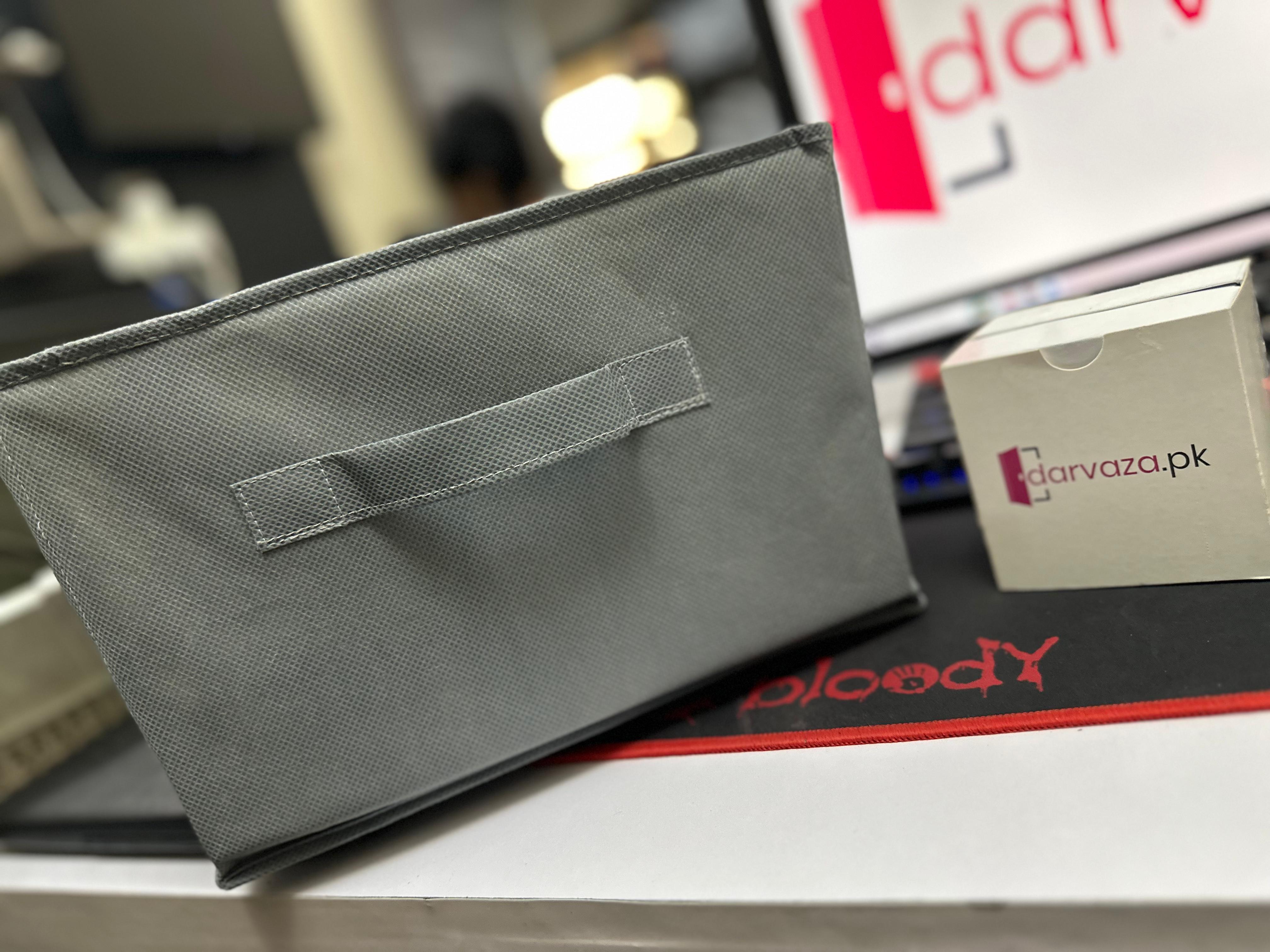 (Pack of 2) Washable Wardrobe Clothes Organiser (with Rod), Jeans Compartment Storage Box in Just Rs 1199