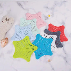 (Pack of 5) Silicone Starfish Rubber and Sink Hair Catcher Sink Drain Bag in Just Rs 999