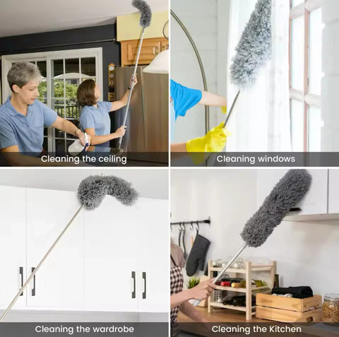 Extendable Micro Fiber Flexible Fan  Ceiling Duster with Long Handle Rs 999