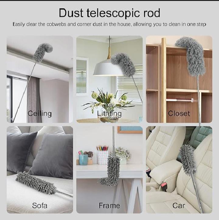 Extendable Micro Fiber Flexible Fan  Ceiling Duster with Long Handle Rs 999