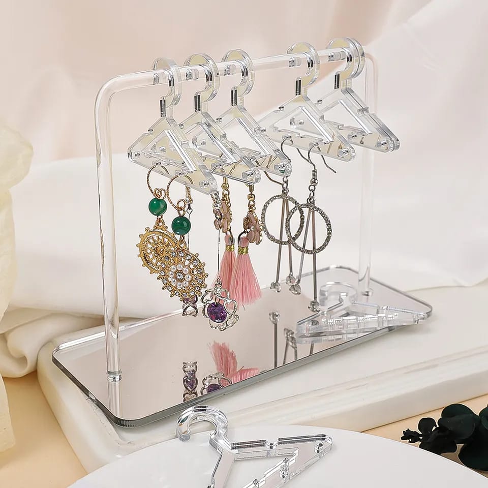 Mega Sale Offer - Imported Clear Acrylic Hanging Earing Display Jewelry Showing Case Earring Organizer Holder Trendy & Luxurious Rs 799