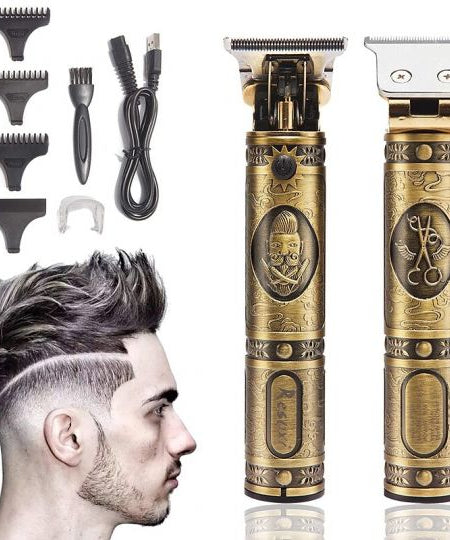 Vintage Rechargeable Hair Stainless Steel Trimmer