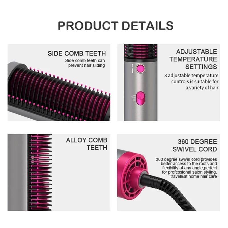 Trendy Ionic Hot Air Hair Brush