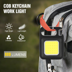 Mega Sale Offer - Powerful Rechargeable COB Keychain Flashlight Rs 799