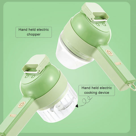 New Upgraded Electric Food Chopper Vegetable Chopper Vegetable Slicer Garlic Crusher Meat Grinder Machine Peeler Kitchen Tools