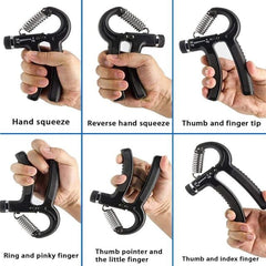 Imported R-Shape Adjustable Countable Hand Grip Strength Exercise Gripper Rs 899 | darvaza.pk