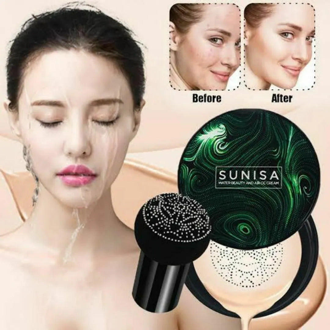 Sunisa Mushroom Head Air Cushion BB CC Cream Base Foundation