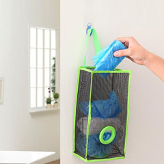 Pack of 2 Plastic Shopping and Garbage Bag Holder For Kitchen and Multi Purpose Hanging Shopper Holder