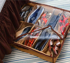 Buy 1 Get 2 Free Shoe Organizer 12 Pairs Under Bed Storage Bag