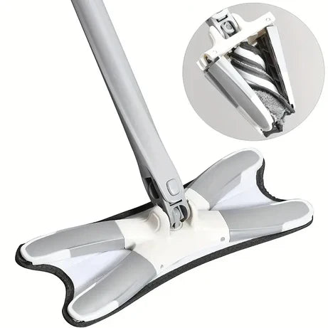 X Type Floor Squeeze 360 Degree Mop with Replacement Mop Pads in Just Rs 1,399.00