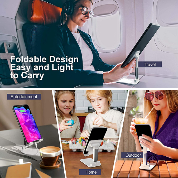 Mobile & Tablet Holder Adjustable & Foldable