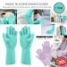 2 Pcs Gloves & 1 Soap Dispenser with 1 Sponge