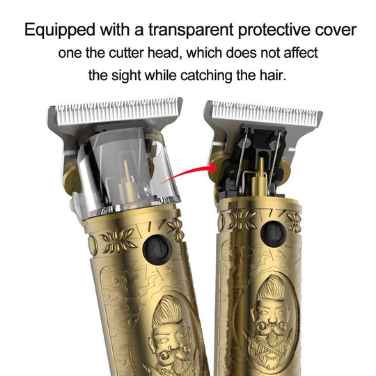 Luxurious Gold Style electric hair trimmer Rechargeable