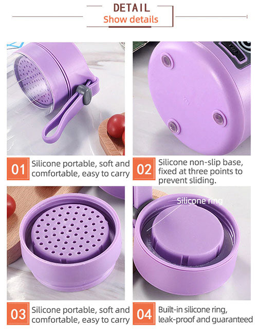 USB Rechargeable Juicer 6 Blades Electric Blender Portable Mixer