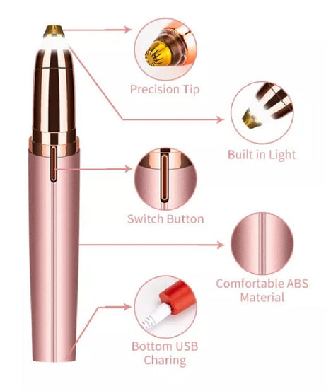 New Finishing Touch  Blawless Battery Operated Eyebrow Trimmer, Flawless Eyebrow Hair Remover in Just Rs 1599