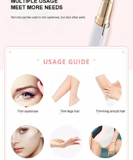 New Finishing Touch  Blawless Battery Operated Eyebrow Trimmer, Flawless Eyebrow Hair Remover in Just Rs 1599