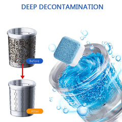 24/48 Pcs Washing Machine Cleaner Effervescent Tablet For Deep Cleaning Washing Deodorant