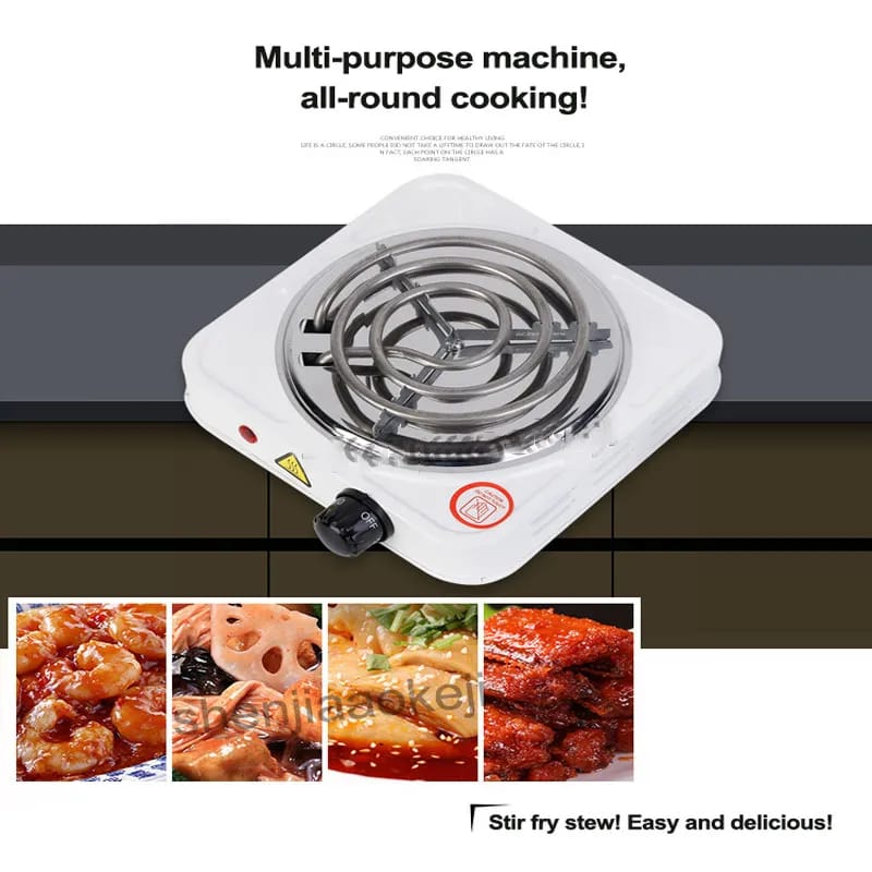 Mega sale offer - Imported Multifunctional Portable Mini Electric Heater Stove with Adjustable Temperatures & Hot Round Countertop Burner in Rs 2300 only