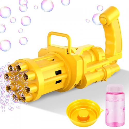 New Kids Automatic Gatling Bubble Toys Summer Soap Water