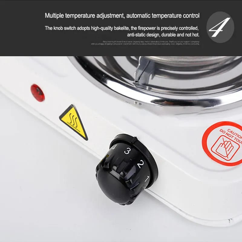 Mega sale offer - Imported Multifunctional Portable Mini Electric Heater Stove with Adjustable Temperatures & Hot Round Countertop Burner in Rs 2300 only