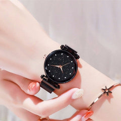 Imported bundle of 3 ladies luxury starry sky magnet wrist watches Rs 999