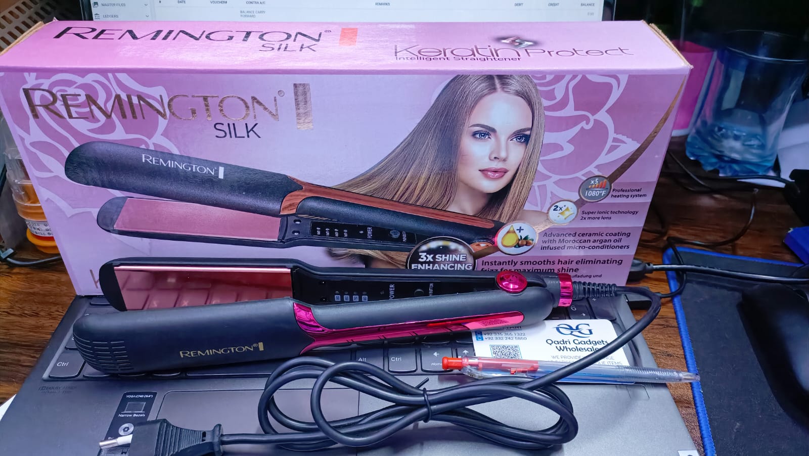 Imported REMINGTON Keratin Protect Hair Straightener