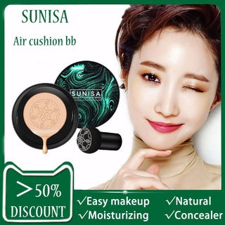 Buy 1 get 1 Free Offer Sunisa Mushroom Head Cushion BB CC Cream Base Imported Foundation