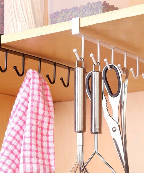 Buy 1 Get 2 Free Offer Imported Home Seamless Kitchen Storage Rack Nail-Free Hanging Wrought Wardrobe Hook Shelf Organizer Hanging Rack Rs 799