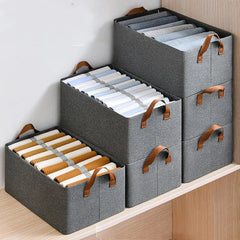 Washable Wardrobe Clothes Organizer Storage Box Foldable Drawer