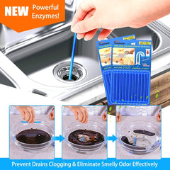 Powerful Sani Sticks Drain Cleaner Prevents Your Drain From Clogging and Foul Odor (48 Sticks)